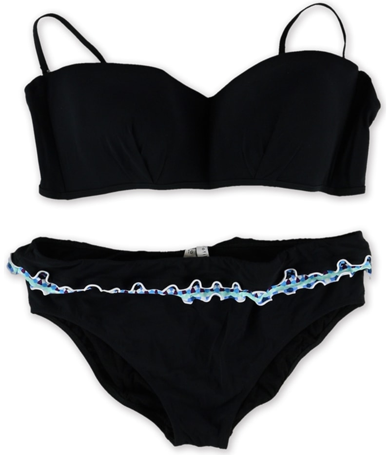 Profile Womens Padded Ruffle Brief 2 Piece Bandeau