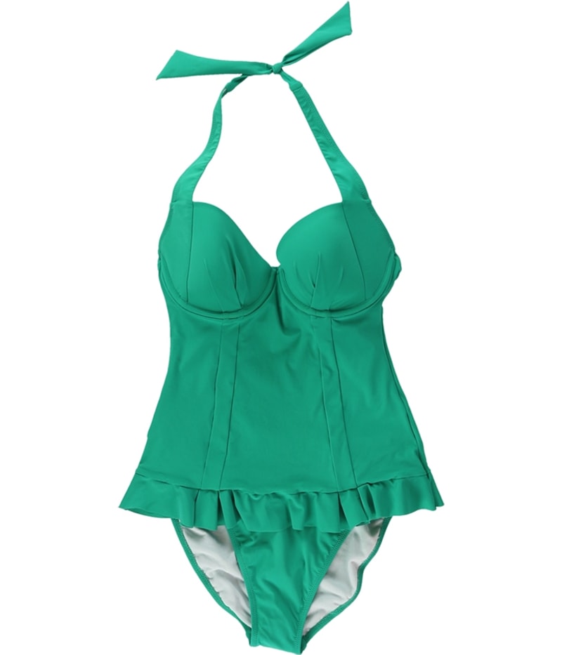 Profile Womens Peplum Ruffle 2 Piece Tankini