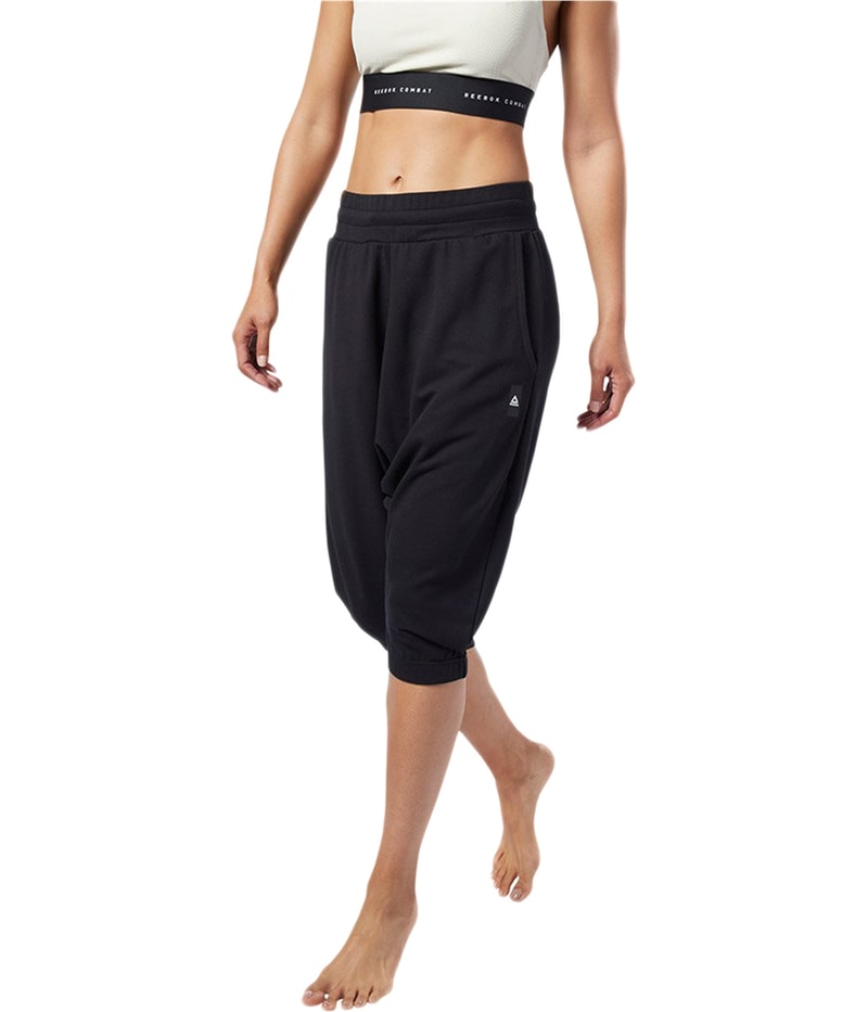 Reebok Womens Combat Striker Tapered Relaxed Sweatpants Athletic Pants