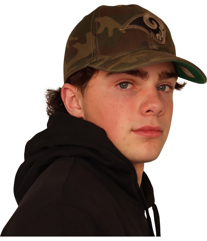 47 Brand Mens Rams Camo Baseball Cap