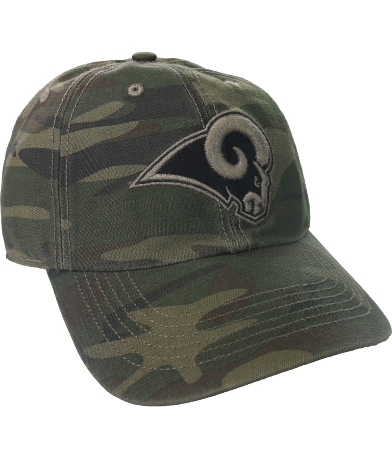 47 Brand Mens Rams Camo Baseball Cap