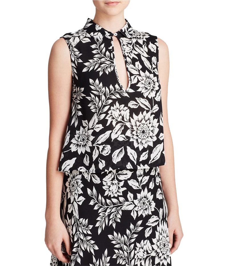 Theory Womens KenzlyI Sleeveless Blouse Top