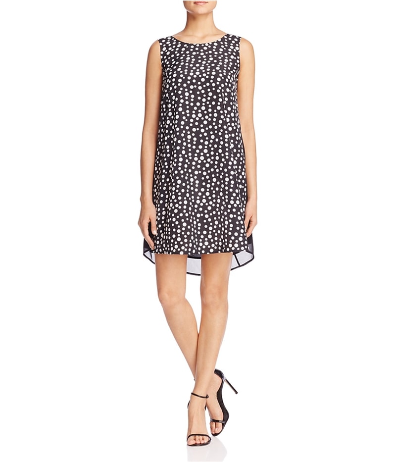 Finity Womens Polka Dot Shift Dress