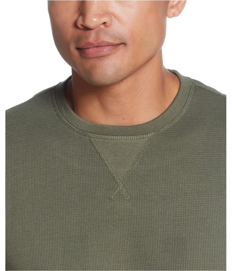 Weatherproof Mens Waffle Knit Basic T-Shirt