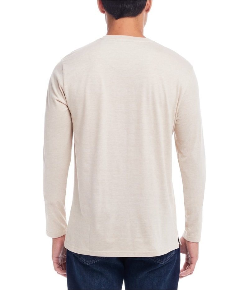Weatherproof Mens Micro-Stripe Henley Shirt