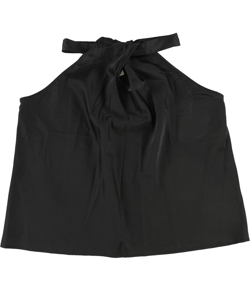 And Now This Womens Twist-Front Sleeveless Blouse Top