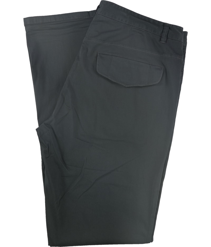 Rogue State Mens Solid Straight Leg Casual Pants in Gray, view 2