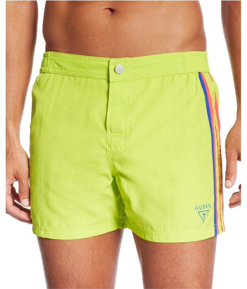 GUESS Mens Retro Swim Bottom Board Shorts