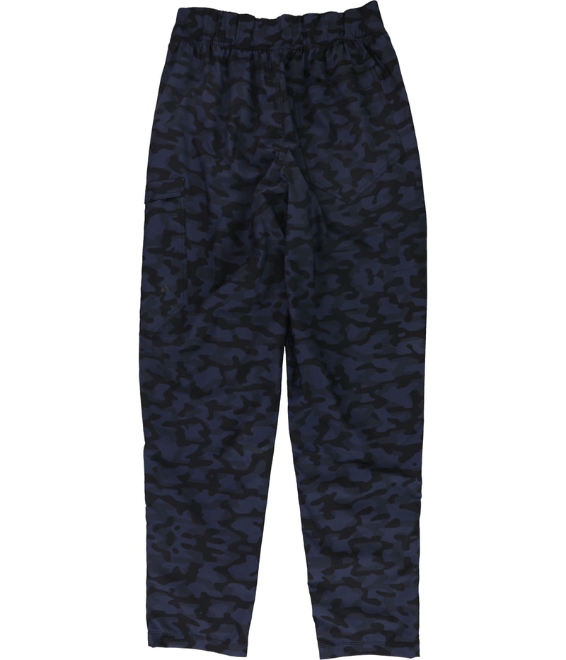 SOLFIRE Mens Nomad Straight Leg Relaxed Track Athletic Pants in Blue, view 2