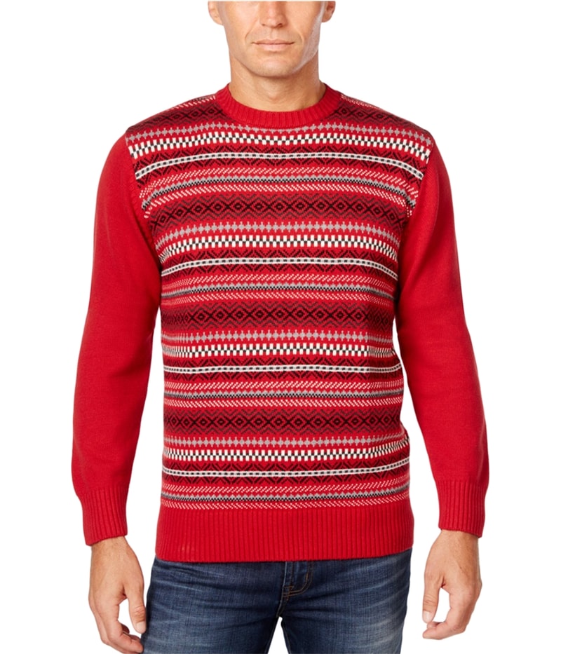 Weatherproof Mens Vintage Fair Isle Knit Sweater