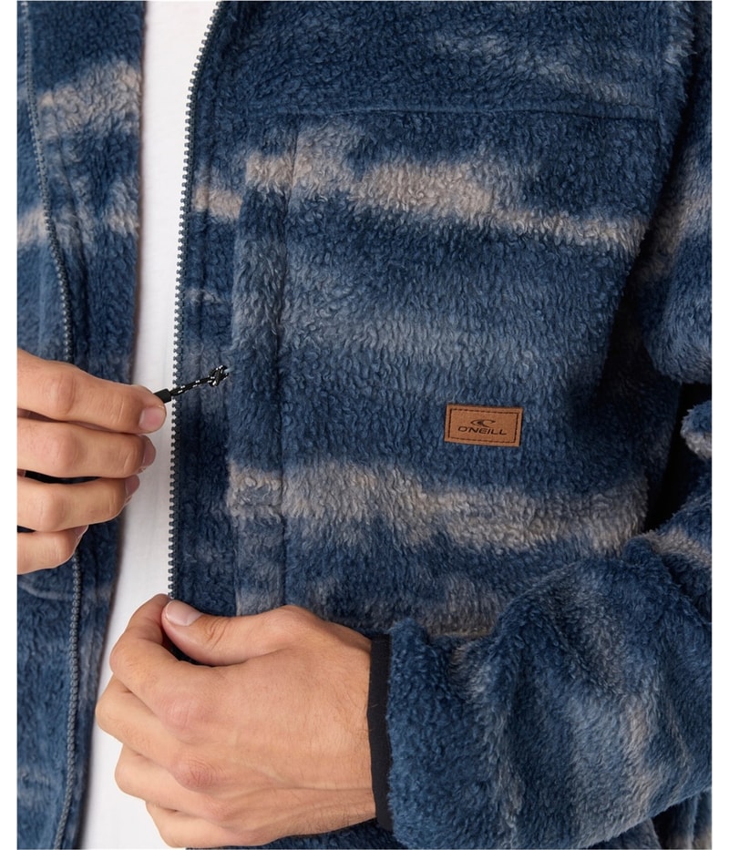 O’Neill Mens Commander High Pile Superfleece Fleece Jacket
