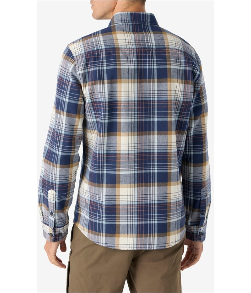 O’Neill Mens Winslow Plaid Flannel Button Up Shirt