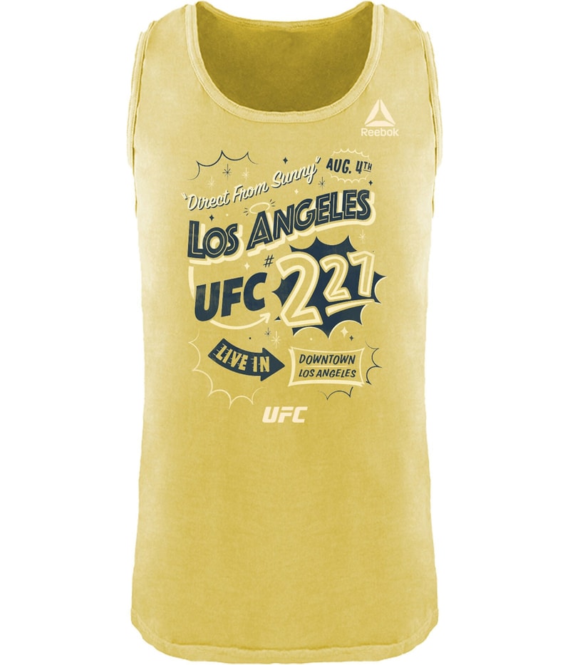 Reebok Mens Live In Downtown Los Angeles Tank Top