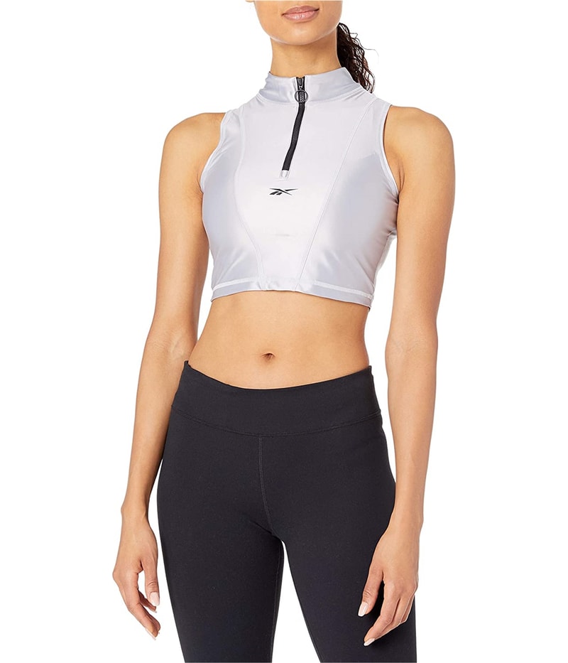 Reebok Womens Zip Tank Top