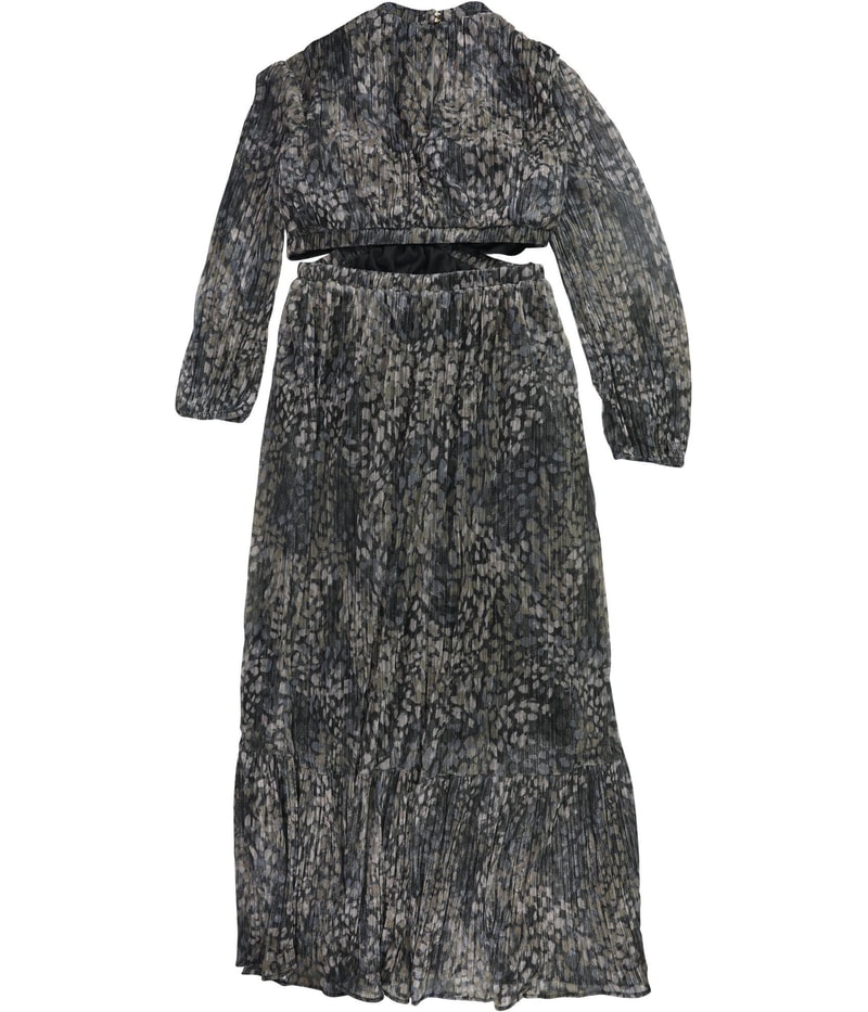 GUESS Womens Open Back Maxi Dress