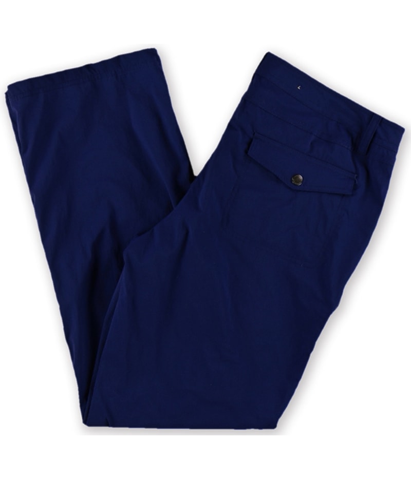 G.H. Bass & Co. Womens Stretch Tapered Compression Leggings Athletic Pants in Gray, image 2 of 2