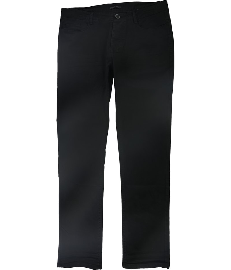Rogue State Mens Solid Straight Leg Casual Pants