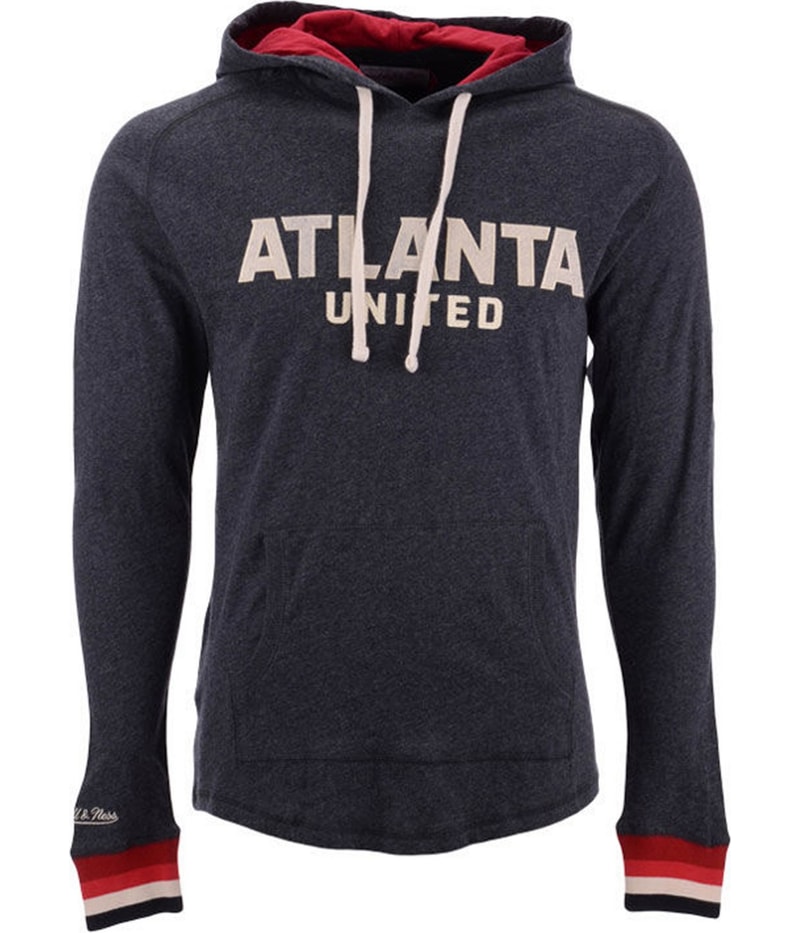 Mitchell & Ness Mens Atlanta United FC Hooded Graphic T-Shirt