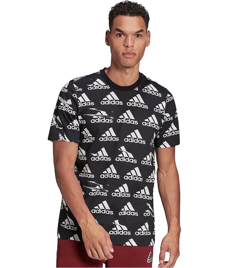 Adidas Mens Logo Graphic T-Shirt