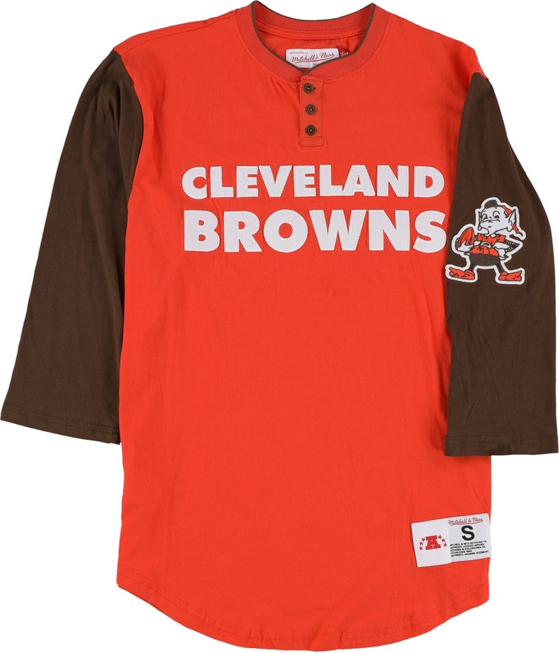 Mitchell & Ness Mens Throwback Cleveland Browns Graphic T-Shirt