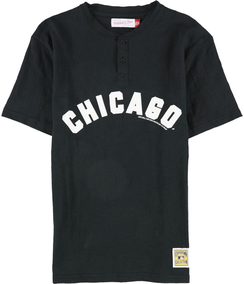 Mitchell & Ness Mens Chicago White Sox Henley Shirt