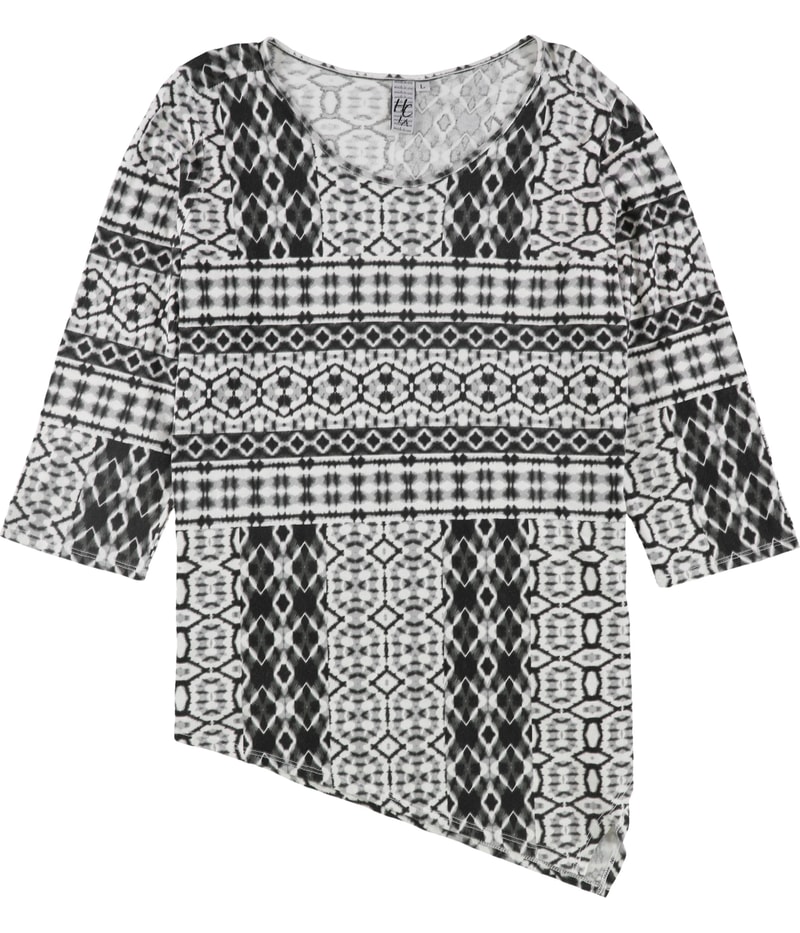 HC LA Womens Asymmetrical Hem Shell Blouse
