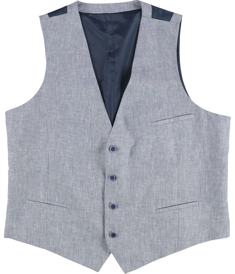 bar III Mens Slim Fit Four Button Vest