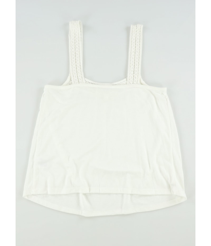 Hippie Rose Womens Knit Trim Tank Top