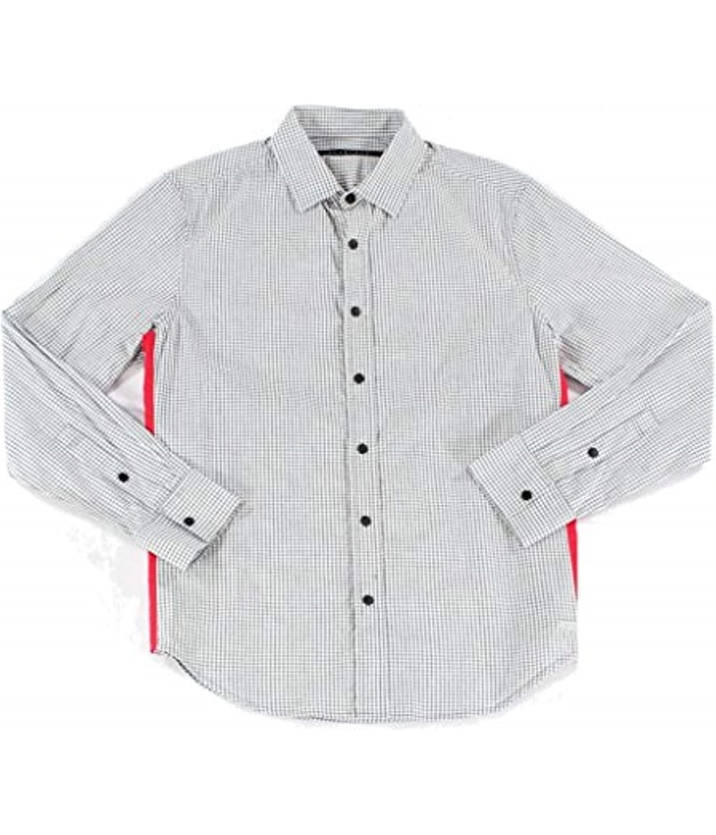 Sean John Mens Side Detail Button Up Shirt