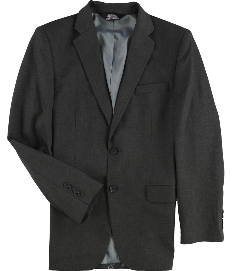 Haggar Mens Premium Stretch Solid Two Button Blazer Jacket