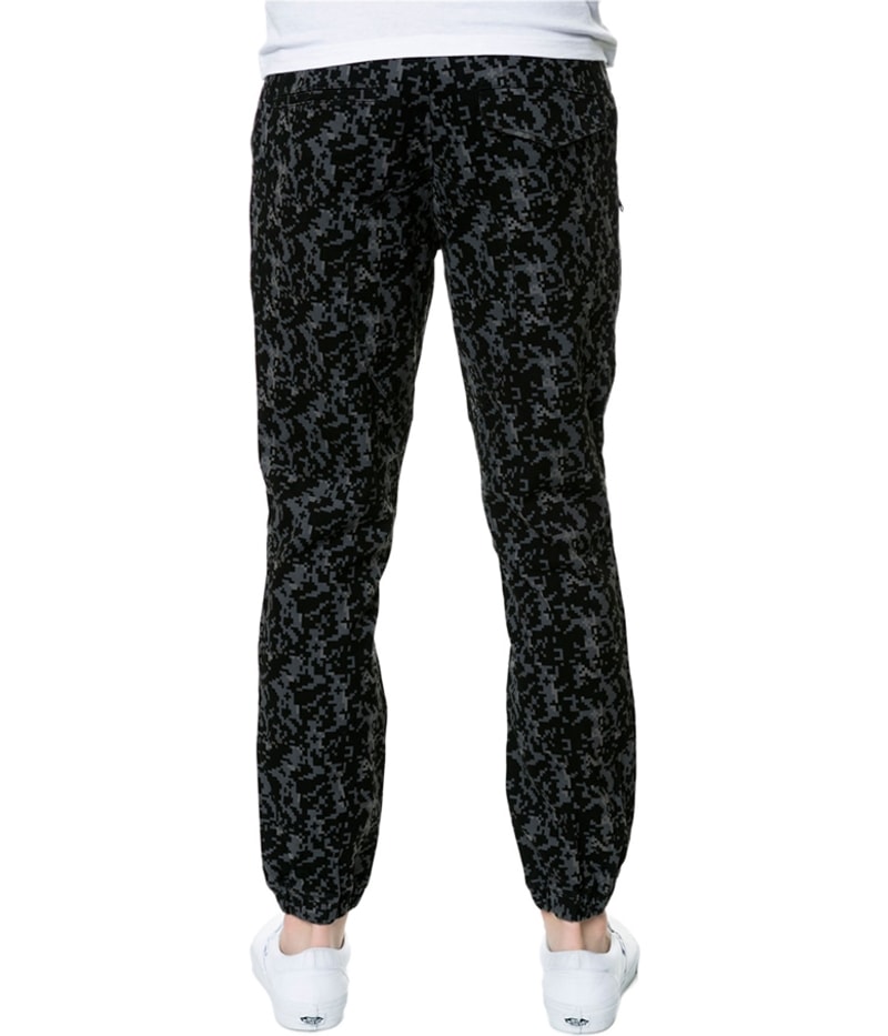 Crooks & Castles Mens The Infantry Sport Straight Leg Casual Pants in Black, image 2 of 2