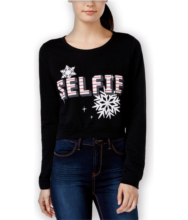 Pretty Rebellious Clothing Womens Xmas Selfie Sweatshirt