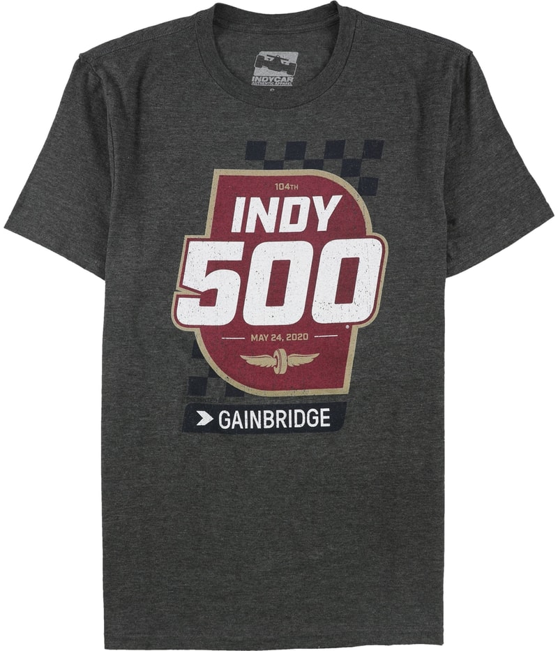 Indy 500 Mens Shield & Racecar Graphic T-Shirt