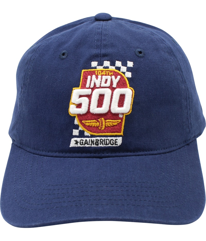 Indy 500 Mens Solid With Logo Baseball Cap