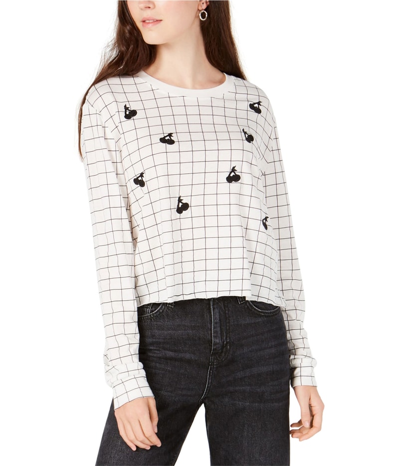Carbon Copy Womens Cherries Embellished T-Shirt