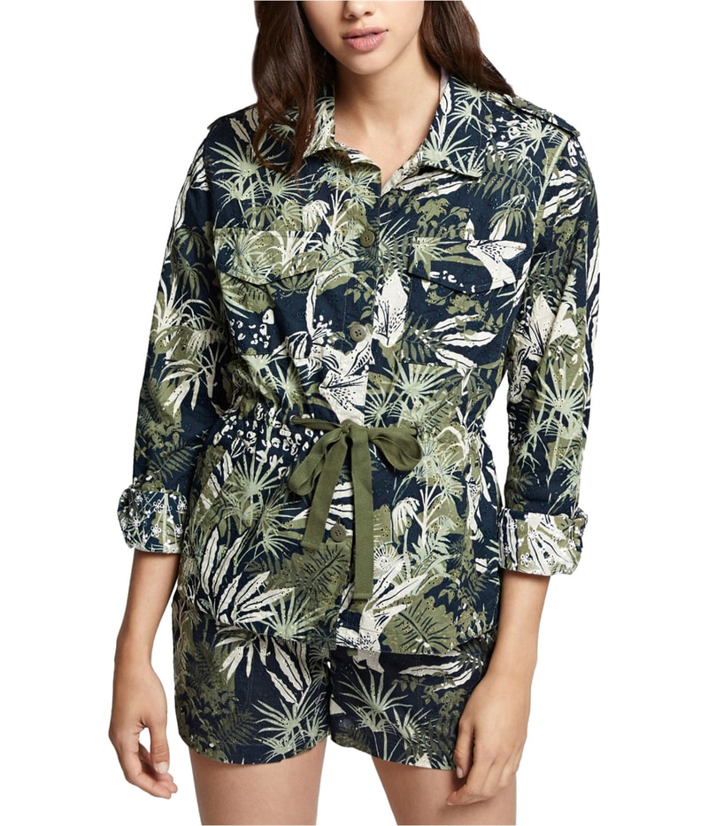 Sanctuary Clothing Womens Island Fever Button Up Shirt