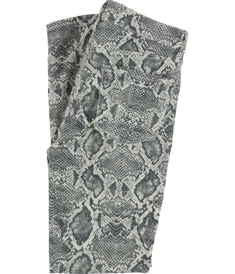 J Brand Womens Snake Print Tapered Skinny Cropped Jeans, view 2