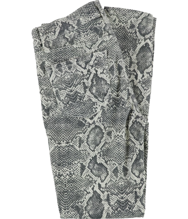 J Brand Womens Snake Print Tapered Skinny Cropped Jeans, view 3
