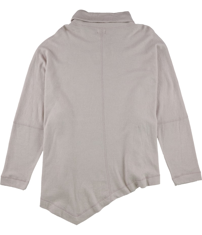 b New York Womens Asymmetrical Hemline Pullover Sweater in Pink, image 2 of 2