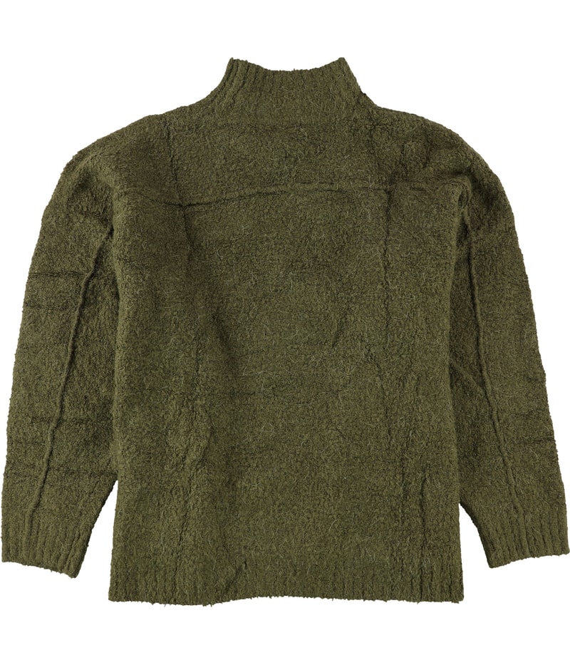 b New York Womens Oversized Mock-Neck Pullover Sweater