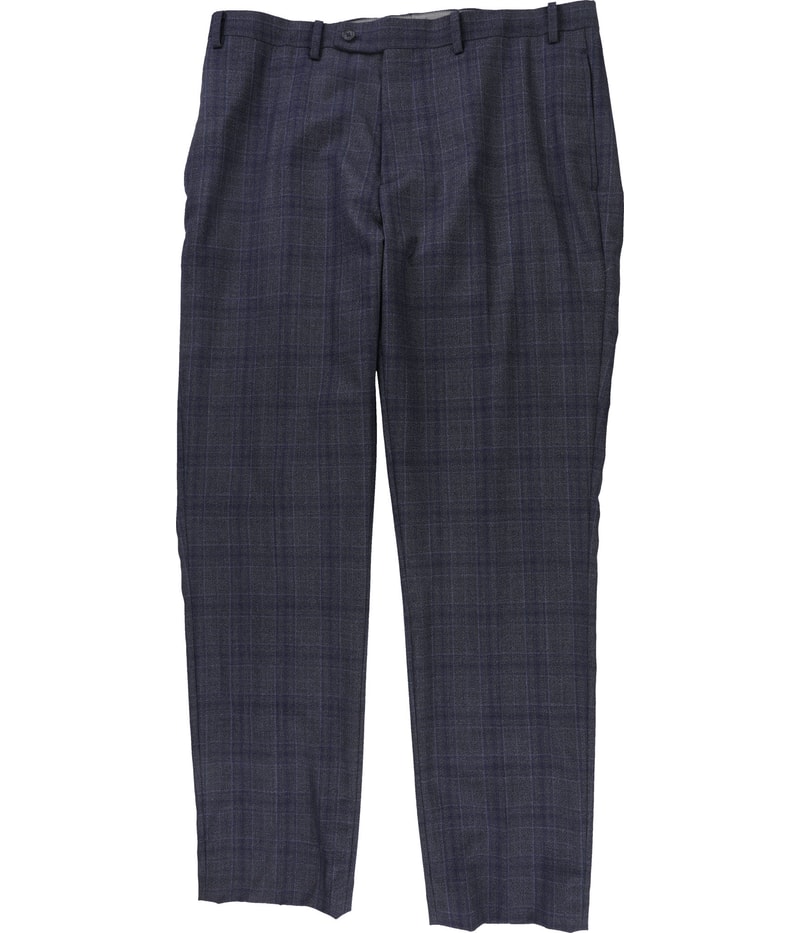 Calvin Klein Mens Fit Tapered Slim Slacks Dress Pants