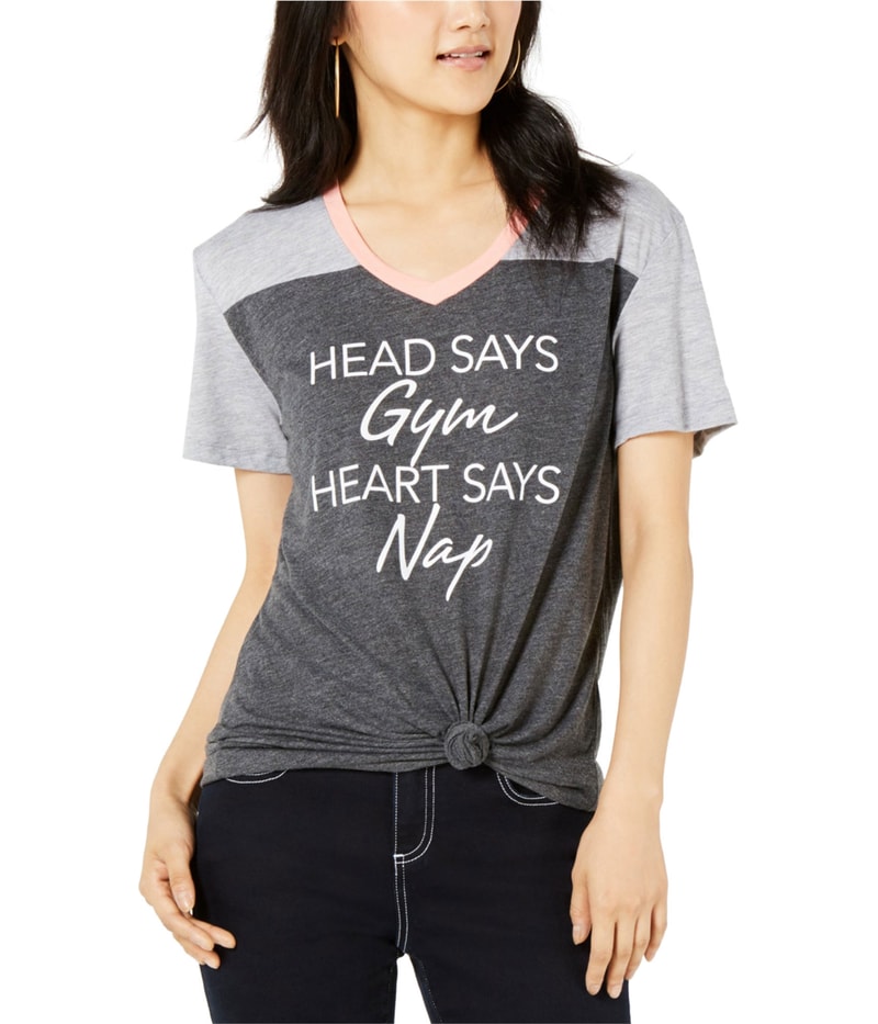 Love Tribe Womens Gym Nap Graphic T-Shirt