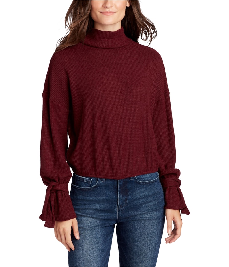 William Rast Womens Ellie Tie Sleeve Shell Blouse