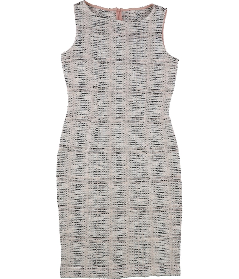 St. John Womens Space Dyed Ovelay Sheath Dress