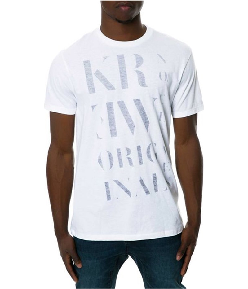 KR3W Mens The Serif Graphic T-Shirt