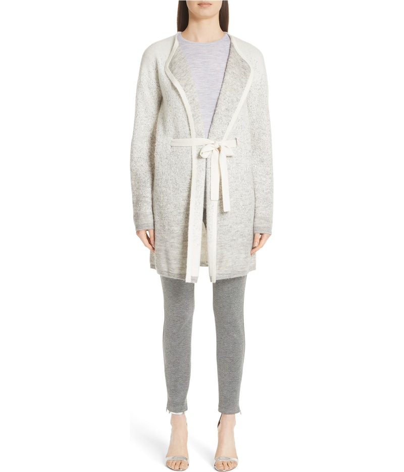 St. John Womens Brushed Degrade Cardigan Sweater
