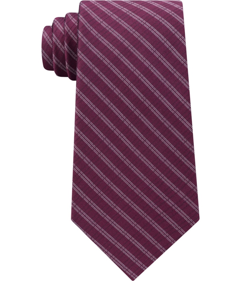 Calvin Klein Mens Stripe Self-tied Necktie