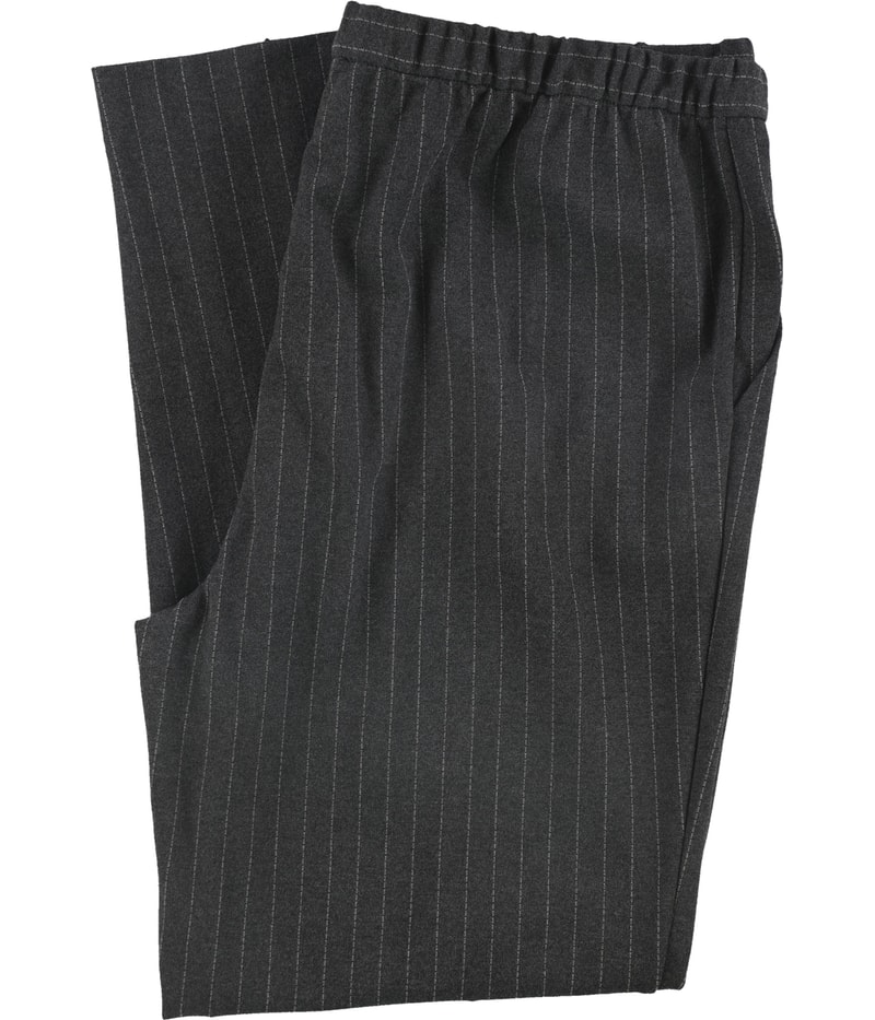 St. John Womens Pinstripe Tapered Leggings Dress Pants