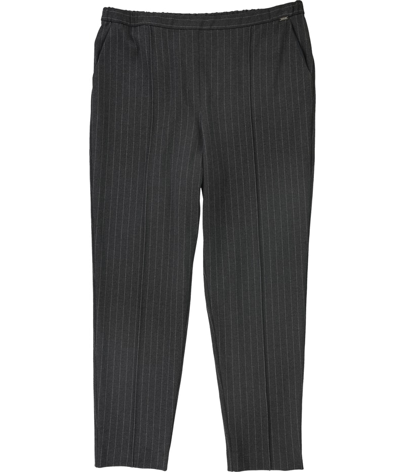 St. John Womens Pinstripe Tapered Leggings Dress Pants