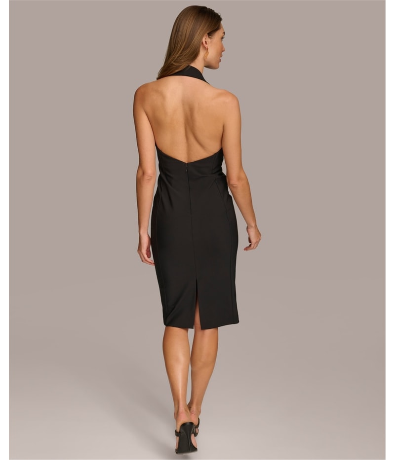 DONNA KARAN NEW YORK Womens Solid Sheath Dress